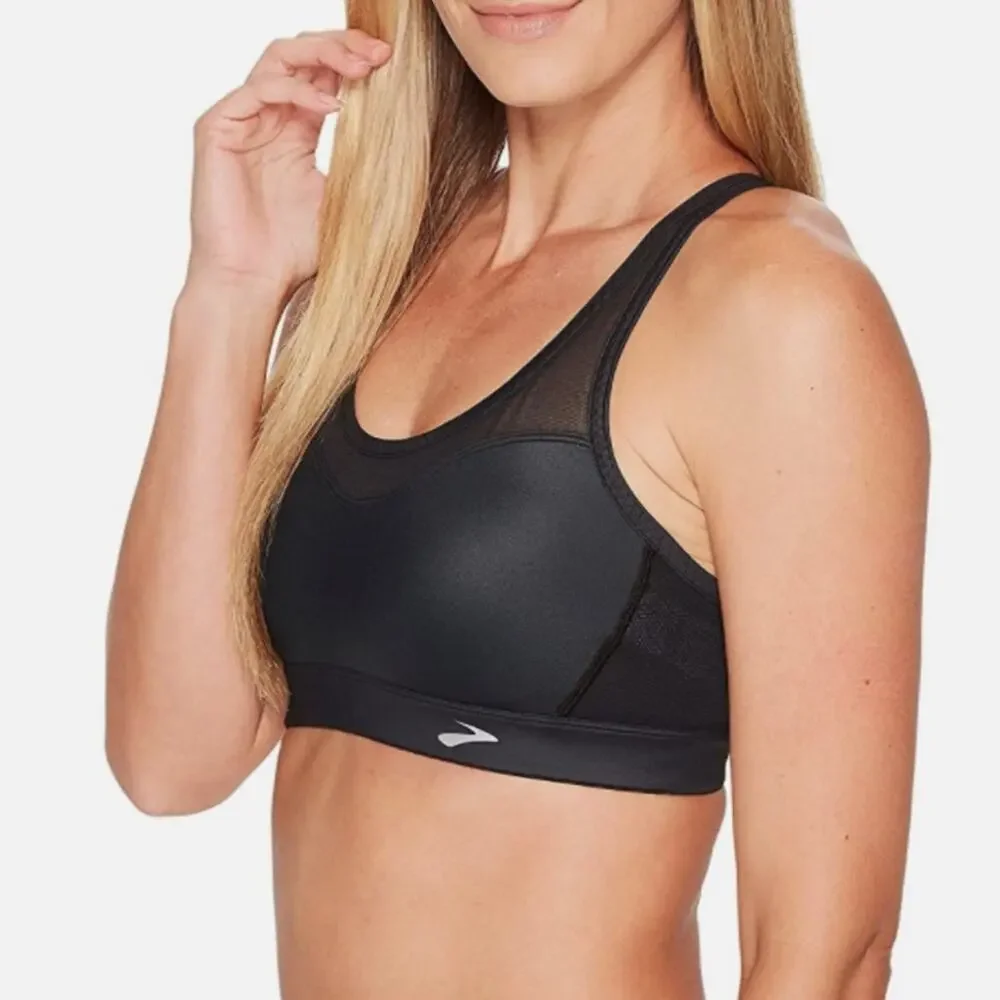 Brooks FastForward Crossback Sports Bra Black Size Smalls